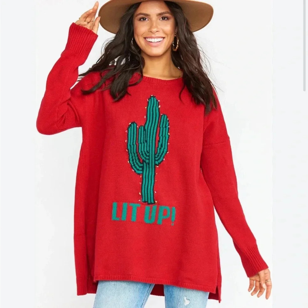 Show Me Your Mumu Cactua Holiday Sweater